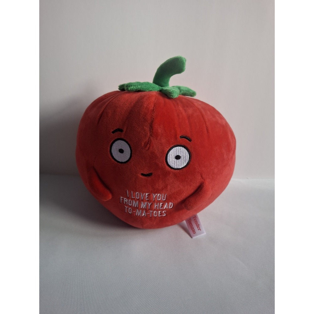 Adorable Big Tender Tomato Plushie "I Love You From My Head To-Ma-Toes" Gift